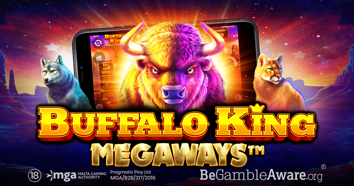 Buffalo King Megaways promotional banner - Pragmatic Play