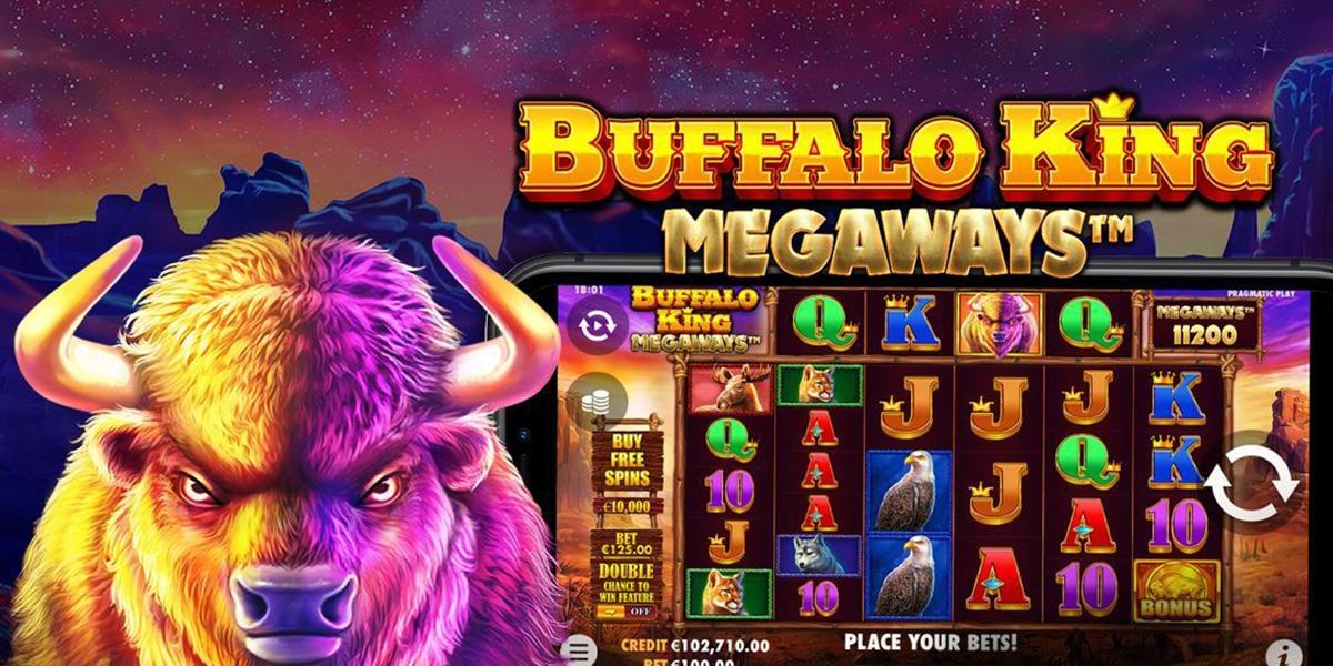 Buffalo King Megaways slot machine interface